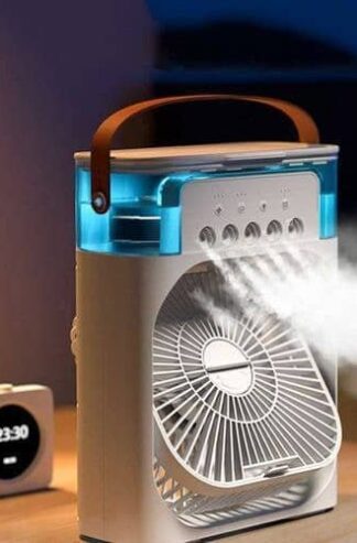 BIG FAN WITH MIST, TIMER, RGB LIGHT