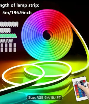 MULTI COLOR RGB NEON LIGHT(5 METERS)