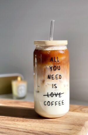 THICK BAMBOO GLASS CUP