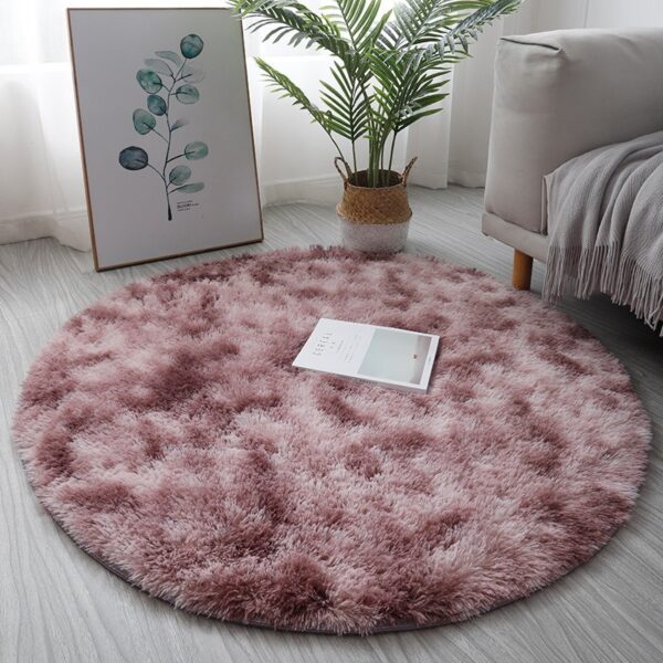 ROUND 80CM FUR RUG - Image 6