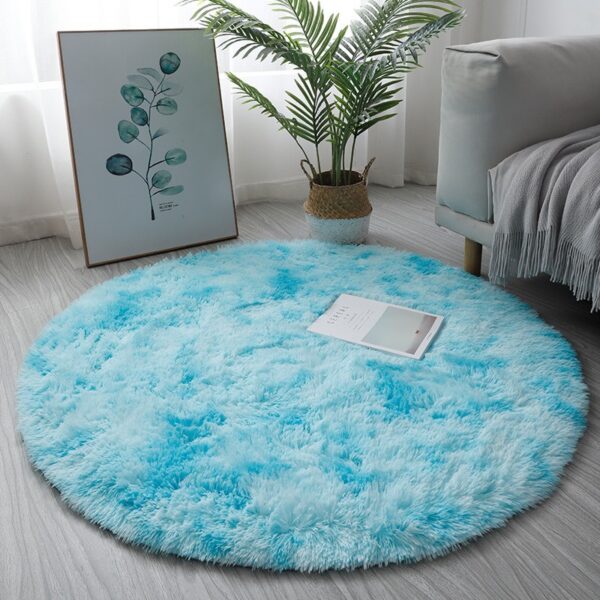 ROUND 80CM FUR RUG - Image 7