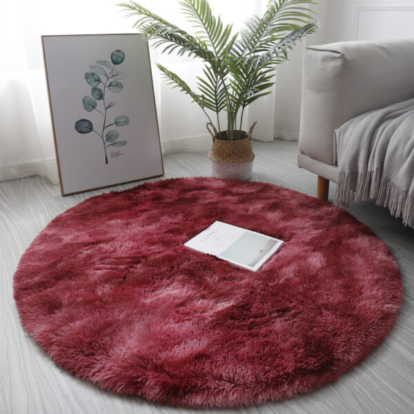 ROUND 80CM FUR RUG - Image 8