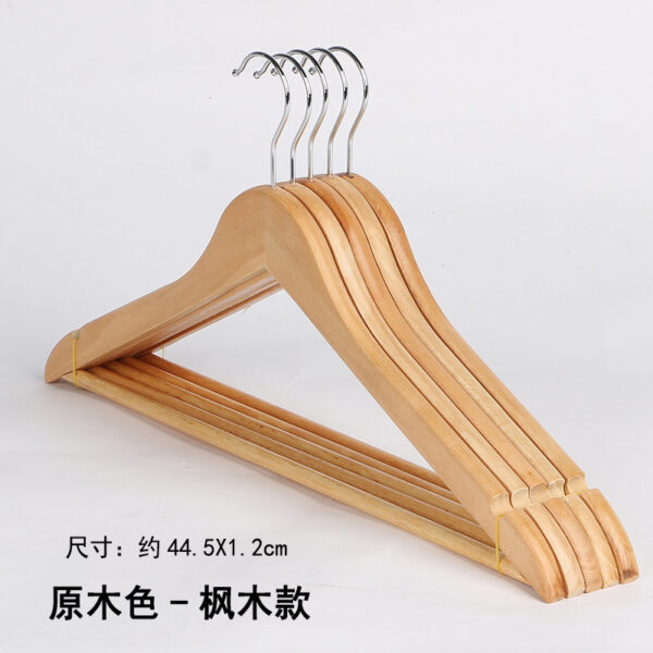 WOODEN HANGER(5 PCS)