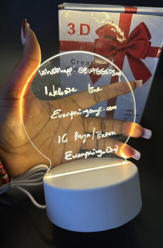 3D LAMP FOR WRITING