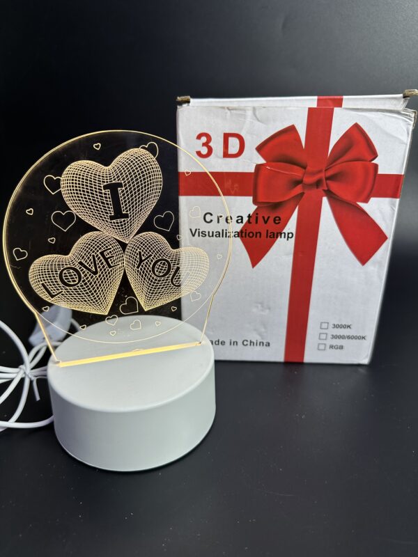 3D LAMP LOVE DESIGN