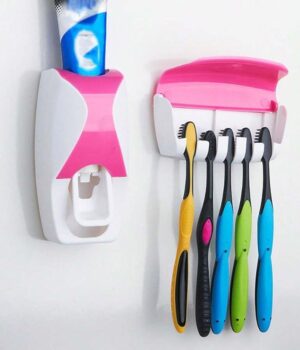 TOOTHPASTE DISPENSER/HOLDER