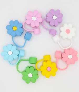 DAISY FLOWER STRAW TOPPER