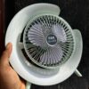 BIG RECHARGEABLE FAN WITH RGB LIGHT - Image 2