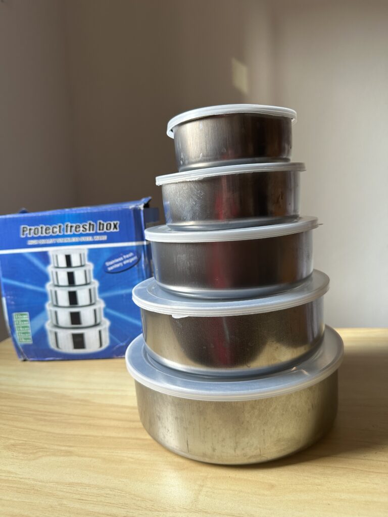 5 IN ONE STAINLESS STEEL BOWL/PLATE - Image 2