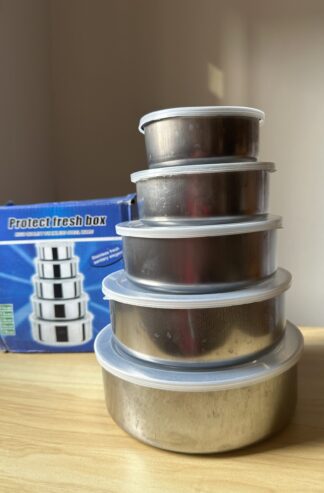 5 IN ONE STAINLESS STEEL BOWL/PLATE