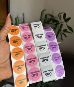 CUSTOMIZED BRAND STICKERS(50)