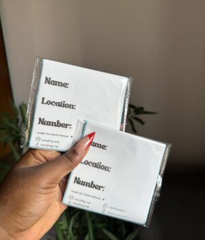 CUSTOMIZED DELIVERY STICKER