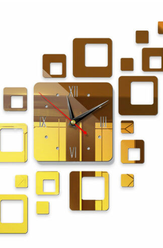 SQUARE 3D DIY CLOCK