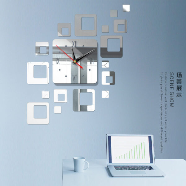 SQUARE 3D DIY CLOCK - Image 3