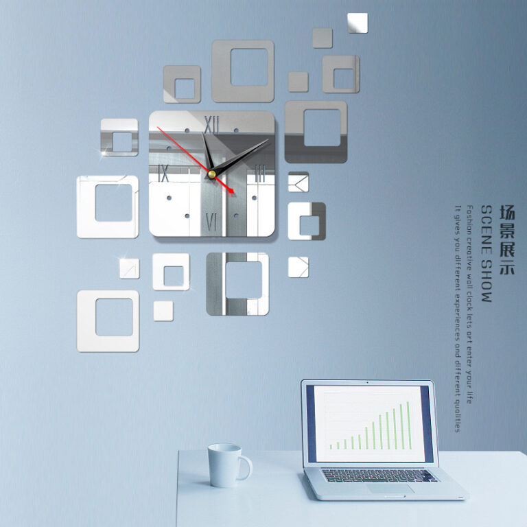 SQUARE 3D DIY CLOCK - Image 3