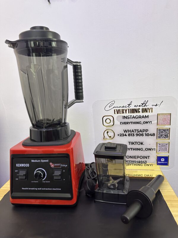 3.5 LITRES 9000 WATTS KENWOOD BLENDER - Image 2