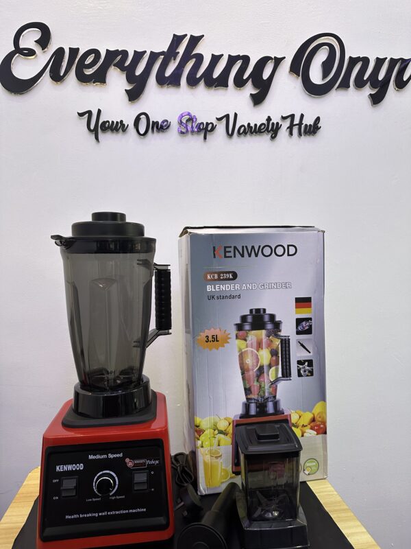 3.5 LITRES 9000 WATTS KENWOOD BLENDER - Image 3