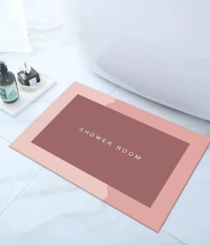 ABSORBENT BATHROOM FOOT MAT