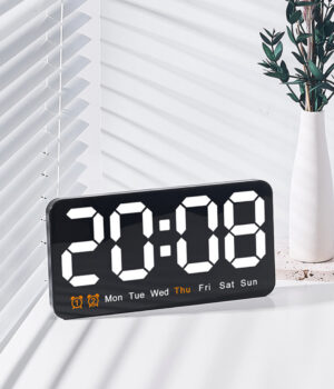 DIGITAL ALARM CLOCK WITH DAYS