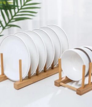 BAMBOO PLATE RACK (8 PLATE)