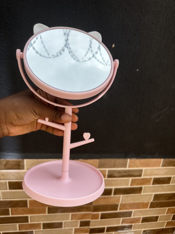 TABLE TOP MIRROR WITH LIGHT