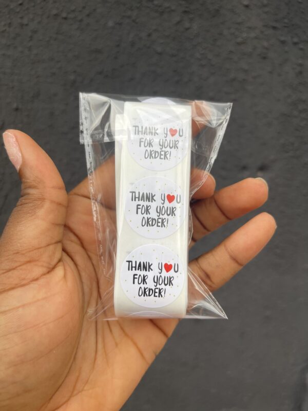 THANK YOU STICKER