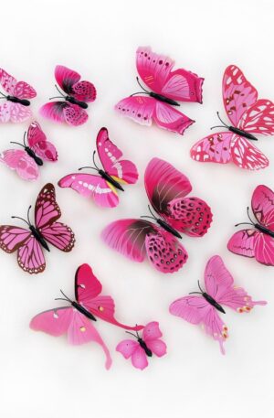 BUTTERFLY STICKER (PACK OF 12PCS)