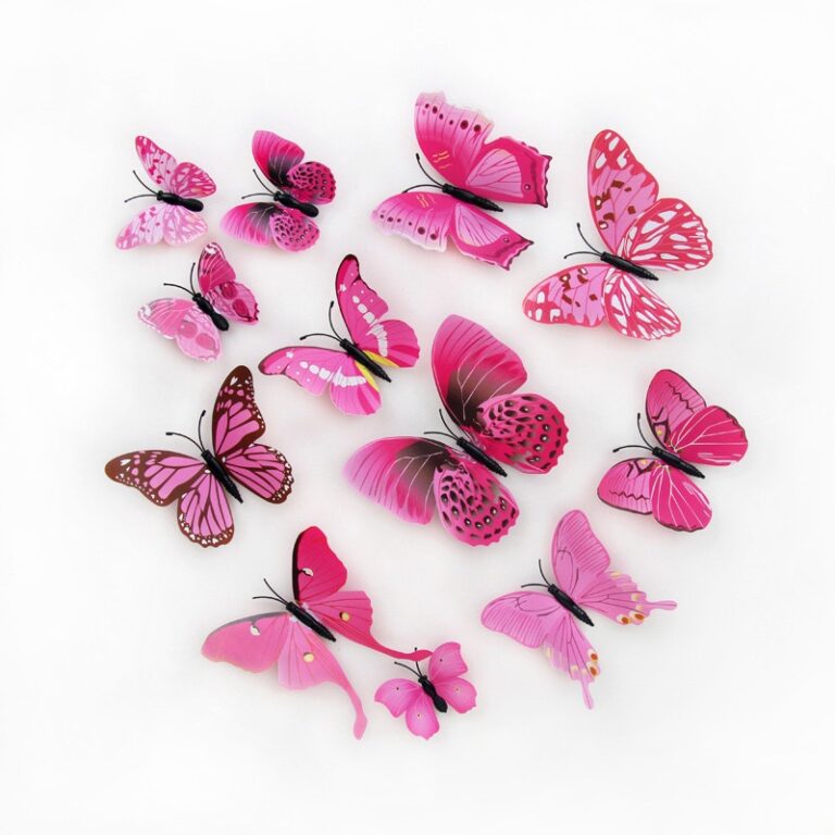 BUTTERFLY STICKER (PACK OF 12PCS)