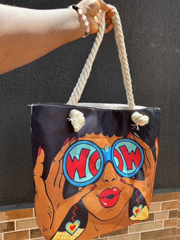 FANCY GRAPHIC TOTE BAG - Image 4