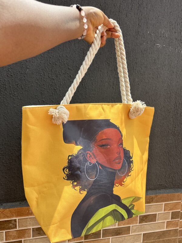 FANCY GRAPHIC TOTE BAG - Image 3