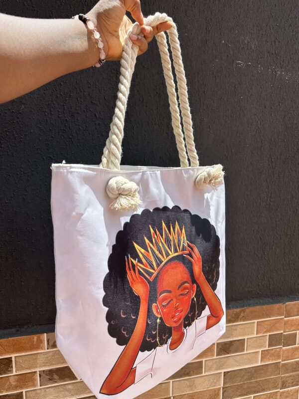 FANCY GRAPHIC TOTE BAG - Image 2