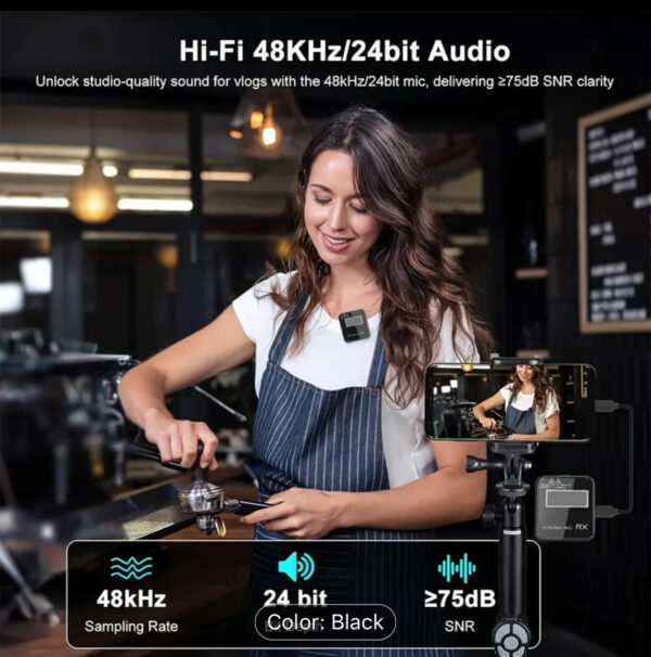 SX39 DOUBLE WIRELESS MIC - Image 2
