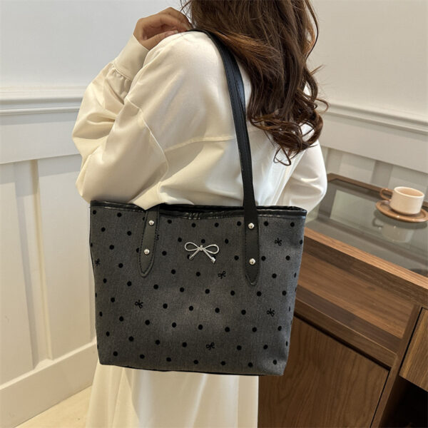POKA DOT TOTE BAG - Image 2