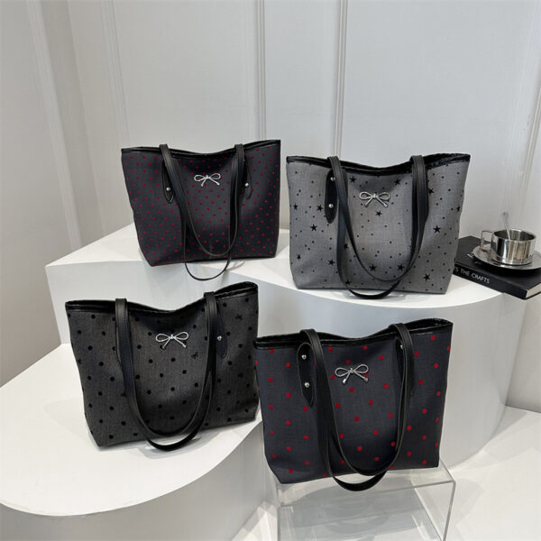 POKA DOT TOTE BAG