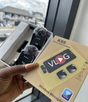 K95 DOUBLE WIRELESS MIC WITH FUR