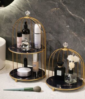 DOUBLE BIRD CAGE RACK