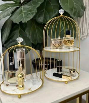 DOUBLE BIRD CAGE RACK