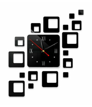 SQUARE 3D DIY CLOCK