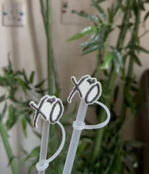 PAIRED STRAW TOPPER (2 IN ONE)