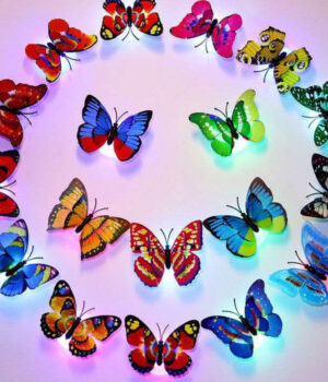 BUTTERFLY STICKER WITH LIGHT(5)