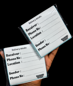 DELIVERY STICKER